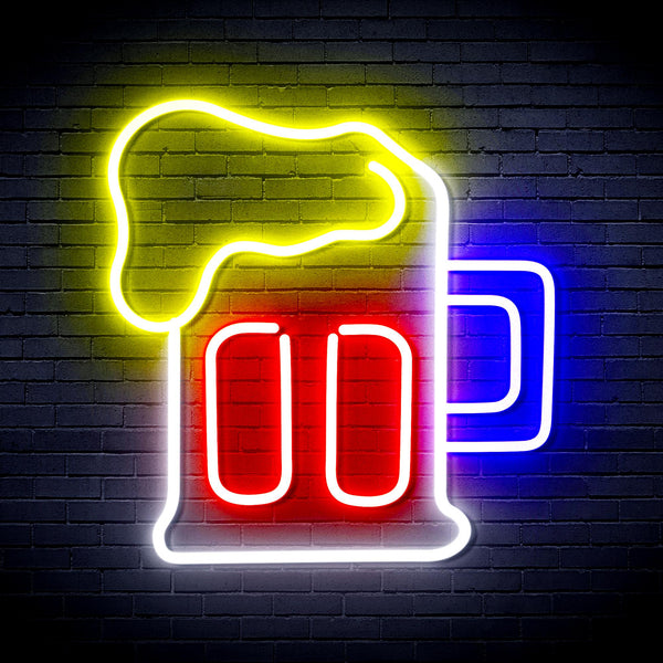 advpro-beer-mug-ultra-bright-led-neon-sign-fnu0301 - Multi-Color 5