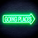 advpro-going-places-with-arrow-ultra-bright-led-neon-sign-fnu0305 - Green