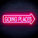 advpro-going-places-with-arrow-ultra-bright-led-neon-sign-fnu0305 - Pink