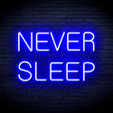 advpro-never-sleep-ultra-bright-led-neon-sign-fnu0306 - Blue