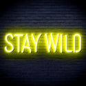 advpro-stay-wild-ultra-bright-led-neon-sign-fnu0307 - Yellow