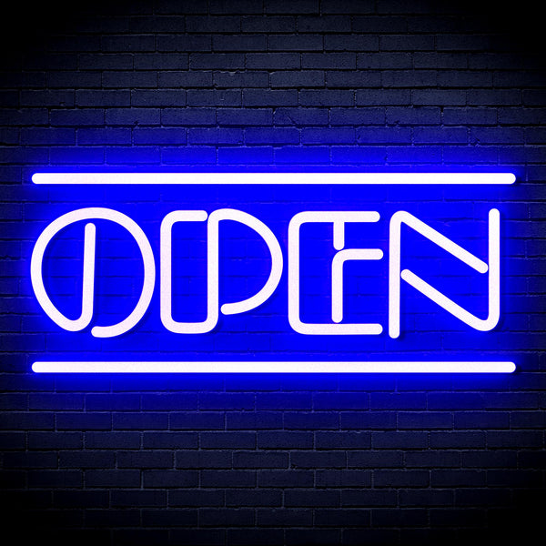 advpro-open-sign-ultra-bright-led-neon-sign-fnu0319 - Blue