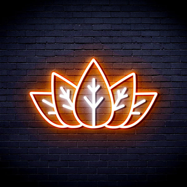 advpro-marijuana-ultra-bright-led-neon-sign-fnu0332 - White & Orange