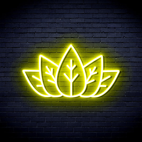 advpro-marijuana-ultra-bright-led-neon-sign-fnu0332 - Yellow