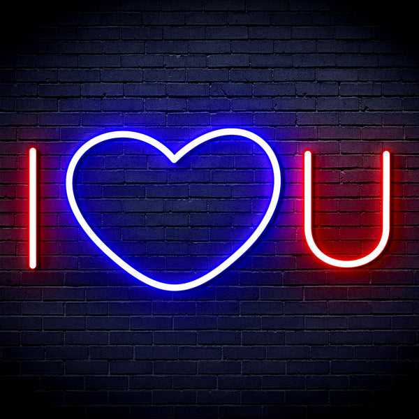 advpro-i-love-you-ultra-bright-led-neon-sign-fnu0336 - Red & Blue