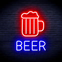 advpro-beer-mug-ultra-bright-led-neon-sign-fnu0354 - Blue & Red