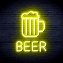 advpro-beer-mug-ultra-bright-led-neon-sign-fnu0354 - Yellow