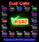 advpro-open-with-scissors-ultra-bright-led-neon-sign-fnu0361 - Dual-Color