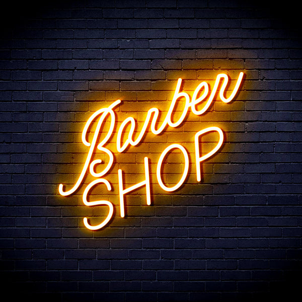 advpro-barber-shop-ultra-bright-led-neon-sign-fnu0364 - Golden Yellow