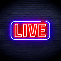 advpro-live-sign-ultra-bright-led-neon-sign-fnu0384 - Blue & Red