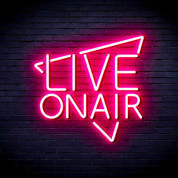 advpro-live-on-air-ultra-bright-led-neon-sign-fnu0390 - Pink