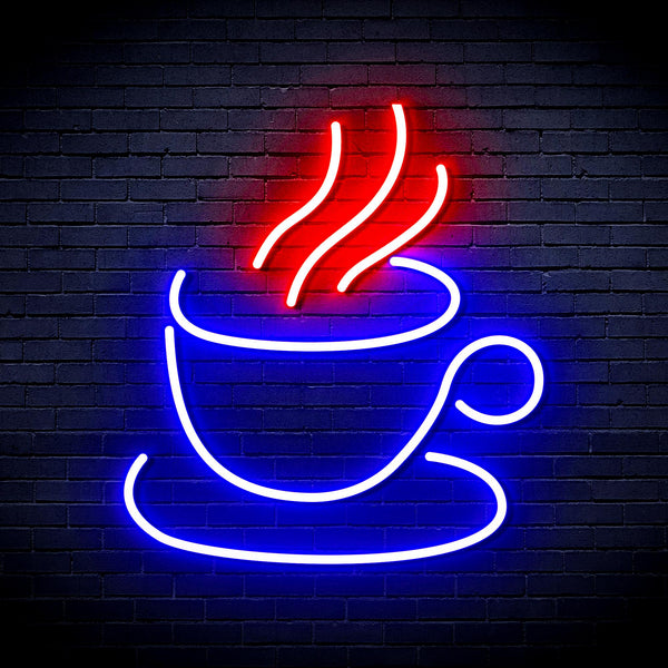 advpro-tea-or-coffee-ultra-bright-led-neon-sign-fnu0410 - Blue & Red