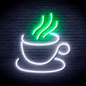 advpro-tea-or-coffee-ultra-bright-led-neon-sign-fnu0410 - White & Green