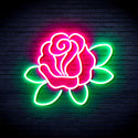 advpro-rose-ultra-bright-led-neon-sign-fnu0413 - Green & Pink