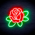 advpro-rose-ultra-bright-led-neon-sign-fnu0413 - Green & Red