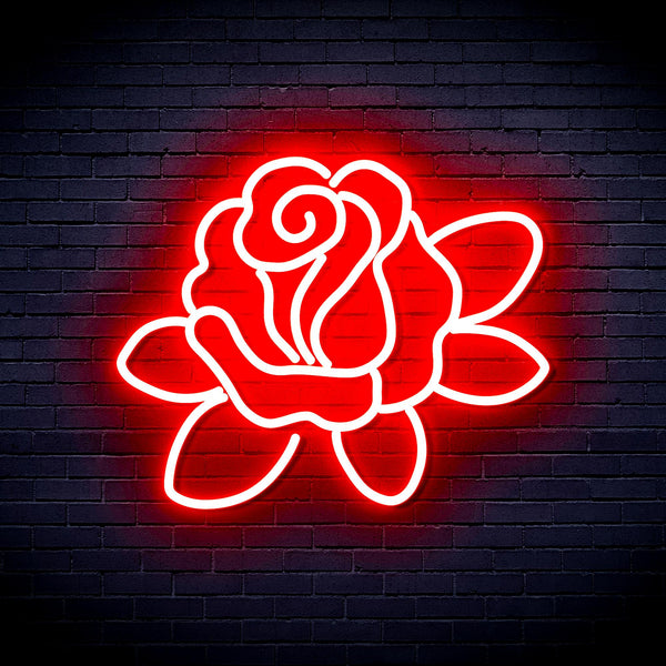 advpro-rose-ultra-bright-led-neon-sign-fnu0413 - Red