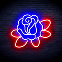 advpro-rose-ultra-bright-led-neon-sign-fnu0413 - Red & Blue