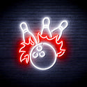 advpro-bowling-ultra-bright-led-neon-sign-fnu0416 - White & Red