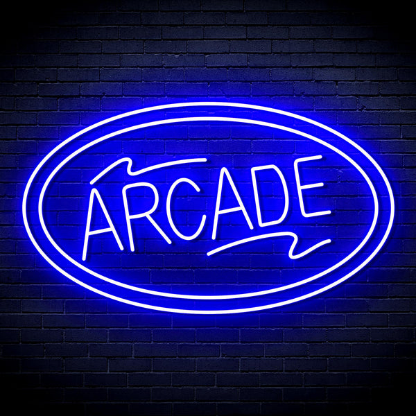 advpro-arcade-ultra-bright-led-neon-sign-fnu0418 - Blue