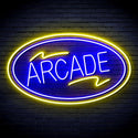 advpro-arcade-ultra-bright-led-neon-sign-fnu0418 - Blue & Yellow