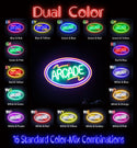 advpro-arcade-ultra-bright-led-neon-sign-fnu0418 - Dual-Color