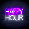 advpro-happy-hour-ultra-bright-led-neon-sign-fnu0420 - White & Purple