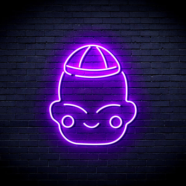 advpro-chinese-new-year-child-boy-ultra-bright-led-neon-sign-fnu0428 - Purple