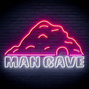ADVPRO MANCAVE with a cave Ultra-Bright LED Neon Sign fn-i4042 - White & Pink