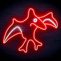 ADVPRO Pterodactyl Dinosaur Ultra-Bright LED Neon Sign fn-i4092 - White & Red