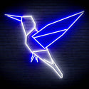 ADVPRO Origami Bird Ultra-Bright LED Neon Sign fn-i4096 - White & Blue