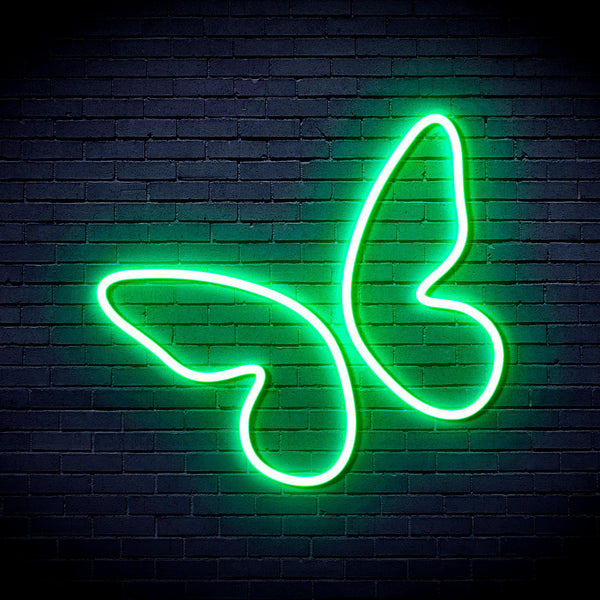 ADVPRO Butterfly Ultra-Bright LED Neon Sign fnu0020 - Golden Yellow