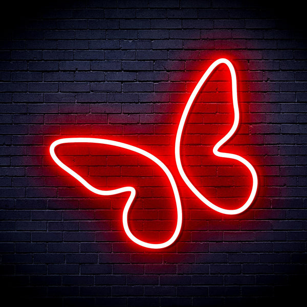 ADVPRO Butterfly Ultra-Bright LED Neon Sign fnu0020 - Red