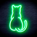 ADVPRO Back of Standing Cat Ultra-Bright LED Neon Sign fnu0023 - Golden Yellow