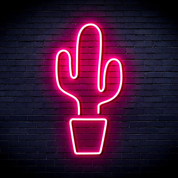 ADVPRO Green Cactus Ultra-Bright LED Neon Sign fnu0035 - Pink