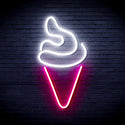 ADVPRO Ice-cream Ultra-Bright LED Neon Sign fnu0039 - White & Pink