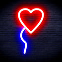 ADVPRO Heart shaped Ballon Ultra-Bright LED Neon Sign fnu0050 - Blue & Red