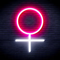 ADVPRO Female Symbol Ultra-Bright LED Neon Sign fnu0069 - White & Pink