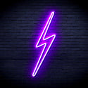 ADVPRO Lighting bolt Ultra-Bright LED Neon Sign fnu0089 - Purple