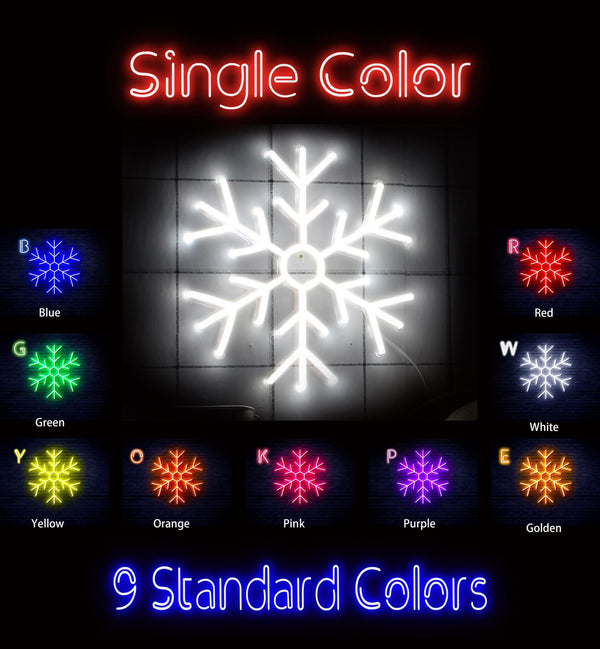 ADVPRO Snowflake Ultra-Bright LED Neon Sign fnu0125 - Classic