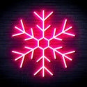 ADVPRO Snowflake Ultra-Bright LED Neon Sign fnu0125 - Pink