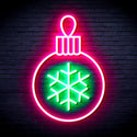 ADVPRO Christmas Tree Ornament Ultra-Bright LED Neon Sign fnu0135 - Green & Pink