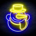 ADVPRO Snow man Ultra-Bright LED Neon Sign fnu0149 - Blue & Yellow