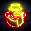 ADVPRO Snow man Ultra-Bright LED Neon Sign fnu0149 - Red & Yellow