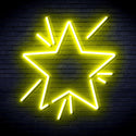 ADVPRO Flashing Star Ultra-Bright LED Neon Sign fnu0183 - Yellow