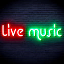 ADVPRO Live Music Ultra-Bright LED Neon Sign fnu0209 - Green & Red