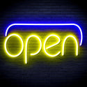 ADVPRO Open Ultra-Bright LED Neon Sign fnu0244 - Blue & Yellow