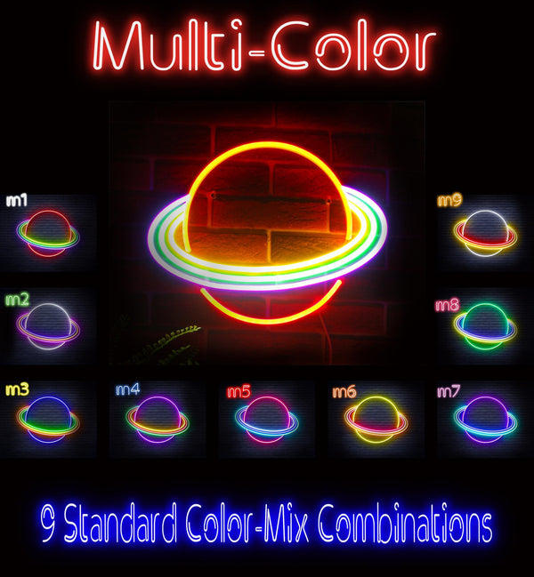 ADVPRO Planet Ultra-Bright LED Neon Sign fnu0257 - Multi-Color