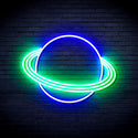 ADVPRO Planet Ultra-Bright LED Neon Sign fnu0257 - Green & Blue