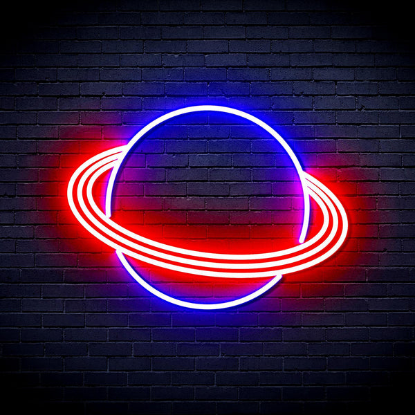 ADVPRO Planet Ultra-Bright LED Neon Sign fnu0257 - Red & Blue