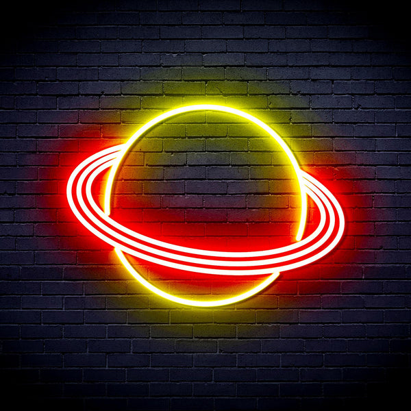 ADVPRO Planet Ultra-Bright LED Neon Sign fnu0257 - Red & Yellow
